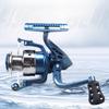 Рыболовная катушка 1шт 12+1 шарикоподшипники 5,2:Рыболовные снасти с 1 передаточным числом для морской и пресной воды, складная ручка для рыбалки на открытом воздухе для рыболова