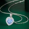 BELLA BOX Heart Pendant Necklace Multiple Colour Fashion Wedding Engagement Jewelry