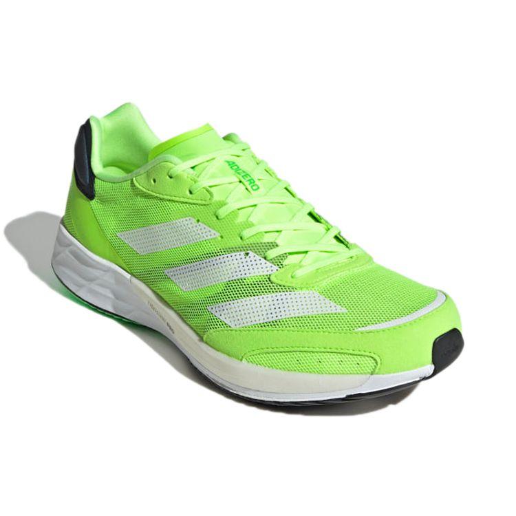 Adidas Adizero Adios 6 Signal Green Мужские кроссовки Cloud-White Core-Black FZ2494