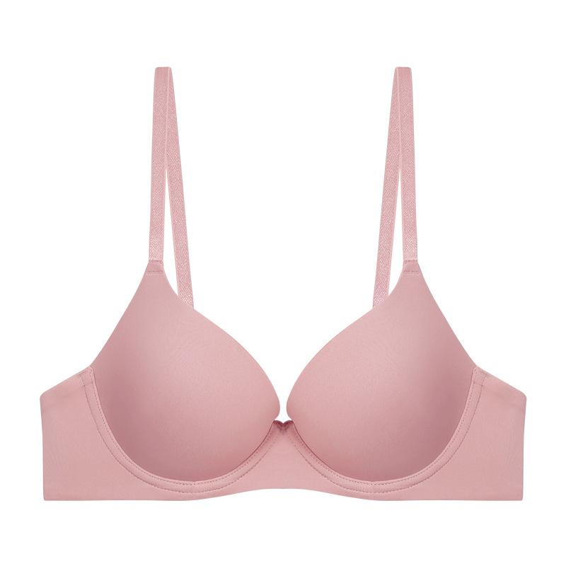 Women Underwear Sexy Deep V Push Up Bras Seamless Comfort Everyday Lingerie Solid Wireless Plus Size B C D E F Cup Brassiere