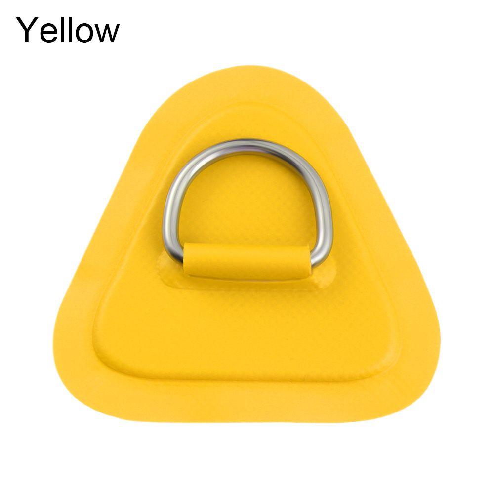 PVC Pad Triangle D Ring Pad/Patch Raft Dinghy Inflatable Boat Patch Kayak Surfboard SUP Tie Down