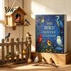 Holiday Tree Decorations Bird Themed Advent Calendar, 24Pcs Acrylic 2D Ornament Set with Gift for Watchers Hanging String, Christmas Decor,