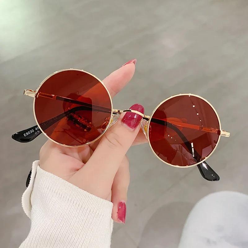 Classic Small Round Sunglasses Polarized For Men Women Retro Vintage Circle Hippie Sun Glasses Uv400
