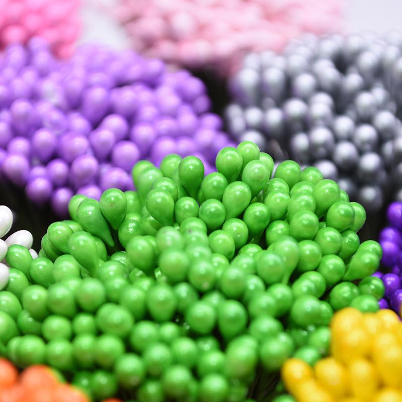 Mini Stamen Handmade Artificial Flowers Wedding Home Decoration DIY Christmas Scrapbook Accessories