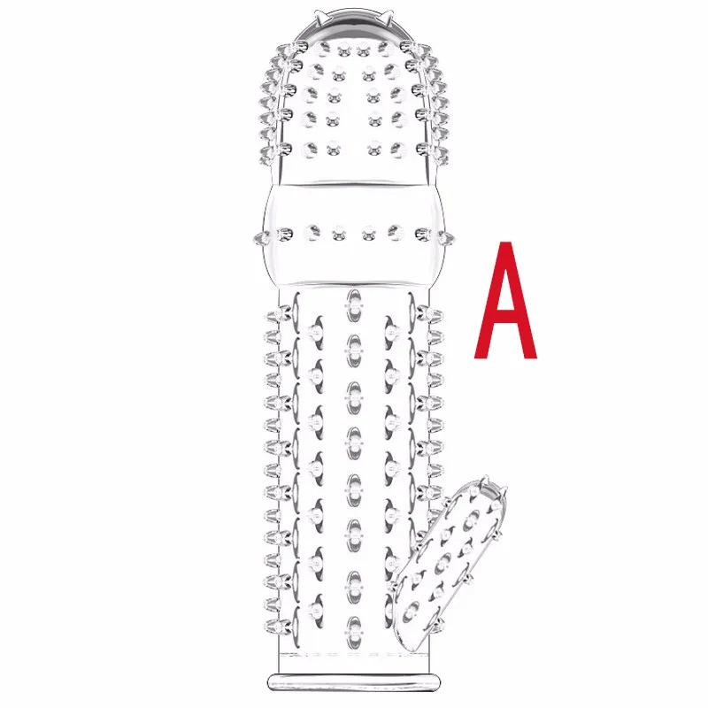 Penis Sleeve Cock Rings Penis Trainer Delay Ejaculation Penis Rings High Elasticity Time Lasting Sex Toys for Men Silicone Semen