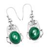 Серьги из натурального малахита, серебро 925 пробы, филигранные серьги, висячие серьги, украшения ручной работы, подарок на Пасху