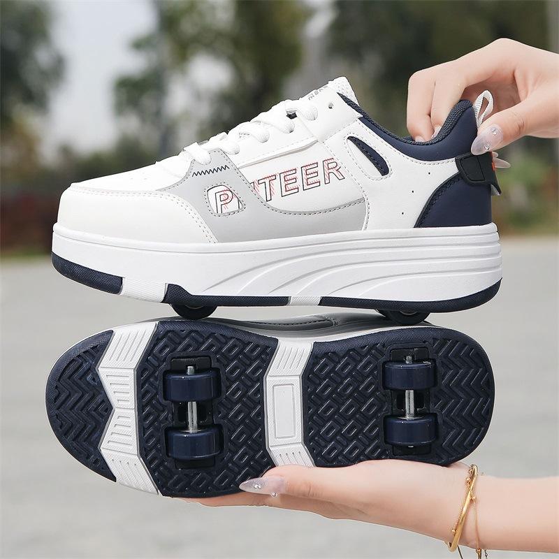 2025 the Latest Girls' Roller Skates Outdoor Breathable Wear-resistant Four-wheel Wheel Shoes Student Roller Skates