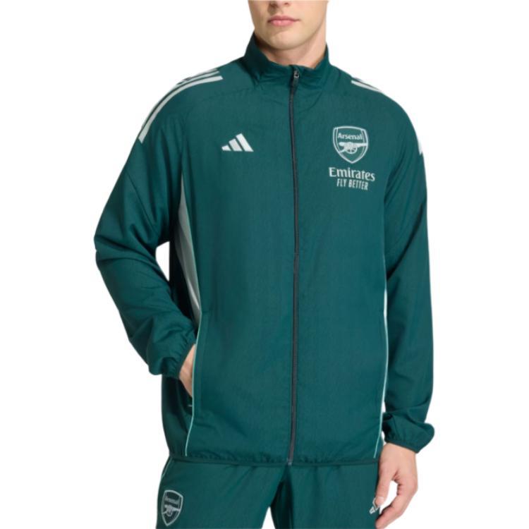 adidas Мужская футболка для футбола Arsenal Tiro 25, полосатая, приталенная, с длинным рукавом, топ KB1825