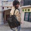 FANDARE Кожаный A4 Бизнес Ретро Большой Стильный Синтетическая Кожа Подходит Прочный Идеально для Работы Черный Женский Рюкзак, Размер, Рюкзак, Стиль, 3-Way