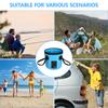 Collapsible Bucket 5 Gallon Container Folding Water Bucket Portable Wash Basin for Camping Fishing Travelling 12L