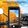 Mobile Phone Holder Motorcycle 360 Degree Swivel Adjustable for Motorcycle Bike Outdoor Navigation Waterproof Holder