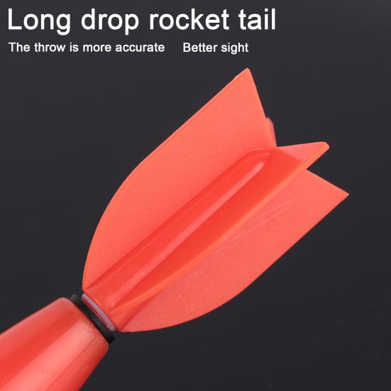 Светодиодный светящийся поплавок-ракета для рыбалки, высокая чувствительность, видимость, электрический поплавок для дальнего заброса, поплавок для рыбалки на открытом воздухе, соленая вода, пресноводная рыбалка