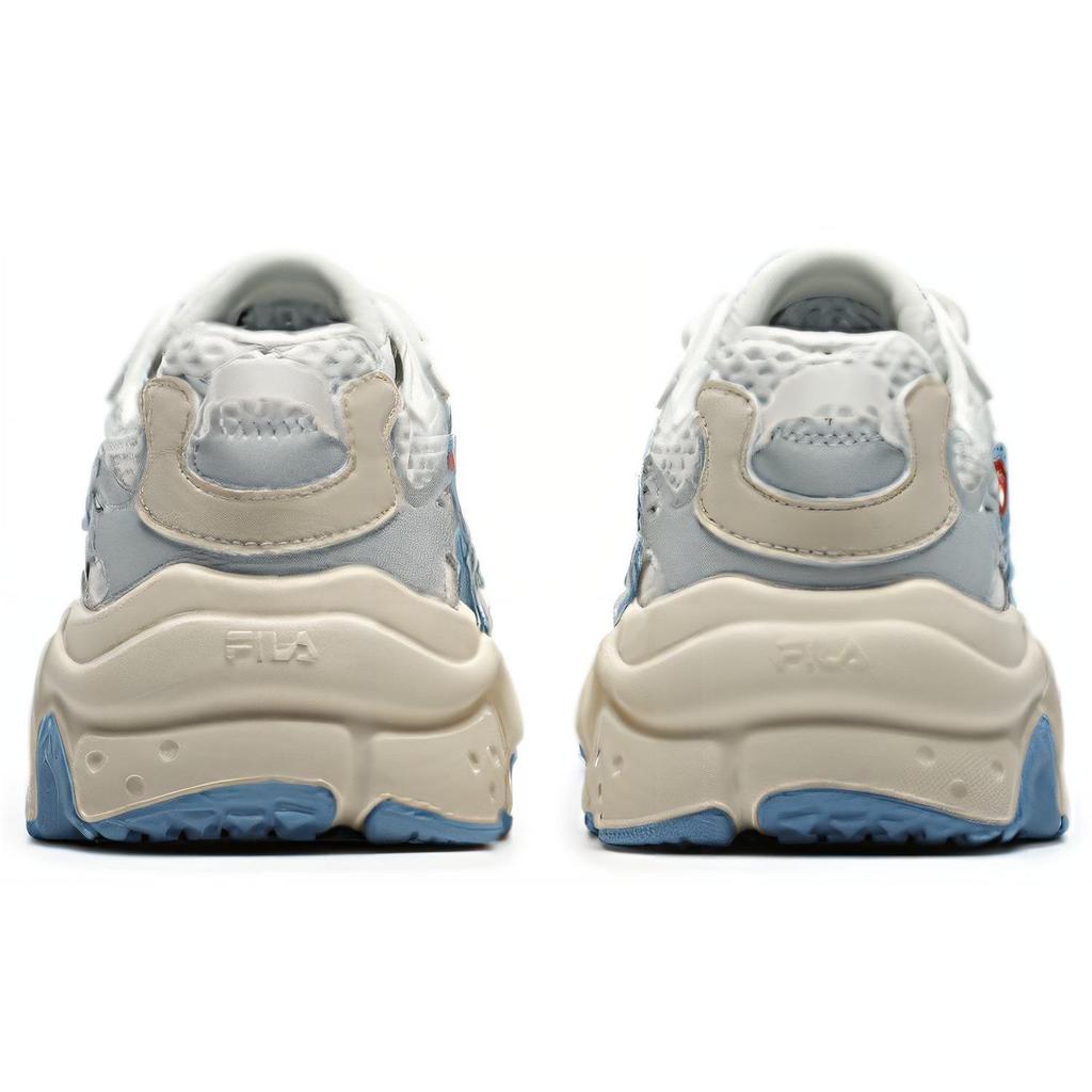 Fila Fusion Енот Ткань Синтетическая Кожа ТПУ Повседневные Низкие Кроссовки Стиль Жизни Женские кроссовки Белый Синий T12W227303FSD