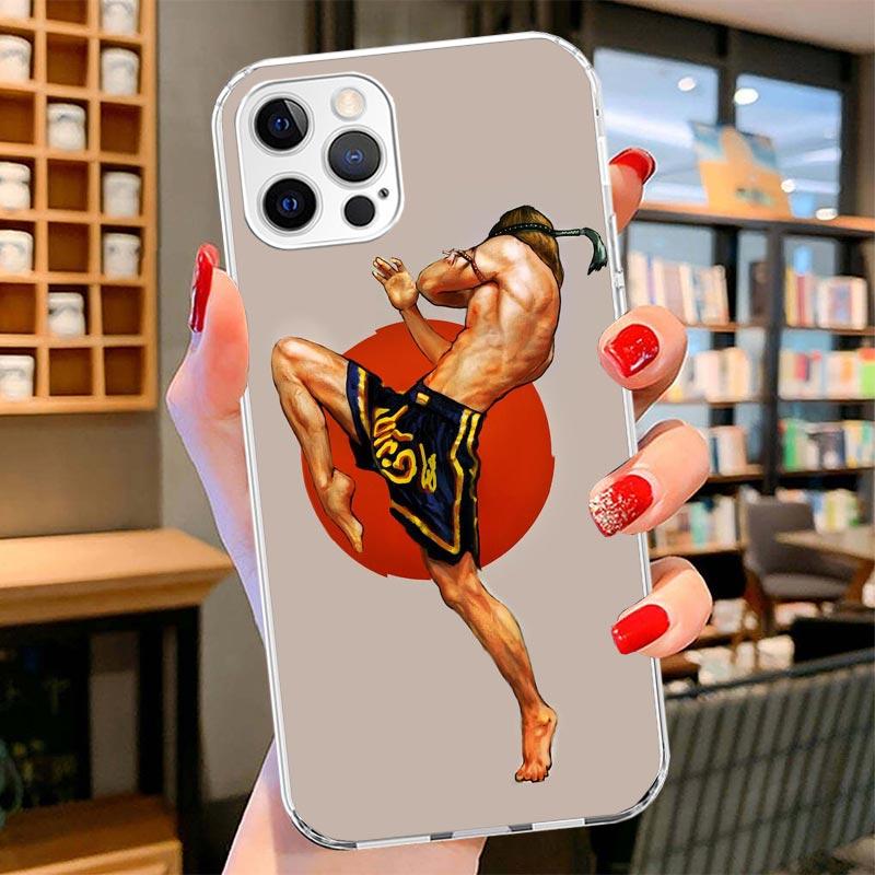 Чехол для телефона с принтом Муай Тай Боксерский бой Для iPhone 16 17 Air 15 14 Pro Max 16E Чехол для телефона 13 Mini 12 11 7 SE 8 Подходящий