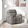 VidaXL Recliner Armchair Taupe Fabric, Armchair, TV Recliner, Stroller, Recliner Armchair for People 4015687