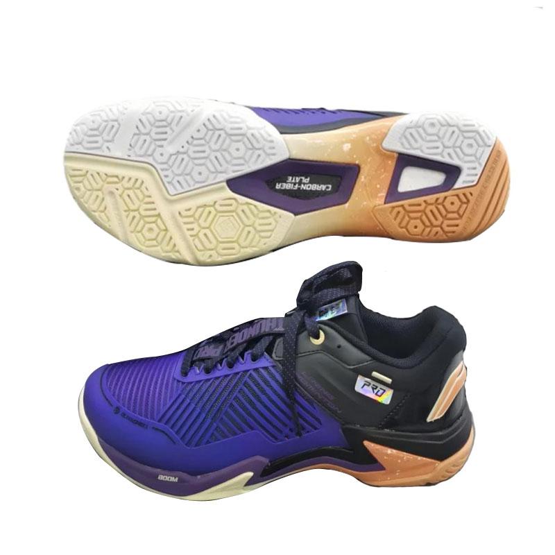 Li Ning Pro Текстиль, Синтетическая кожа Амортизация Скользкая Устойчивая к истиранию Низкие Бадминтонные кроссовки Унисекс AYAT009-2