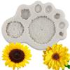 Daisy Sunflower Stamen Silicone Mould DIY Fondant Cake Decorating Tools Sugarcraft Candy Clay Chocolate Gumpaste Moulds