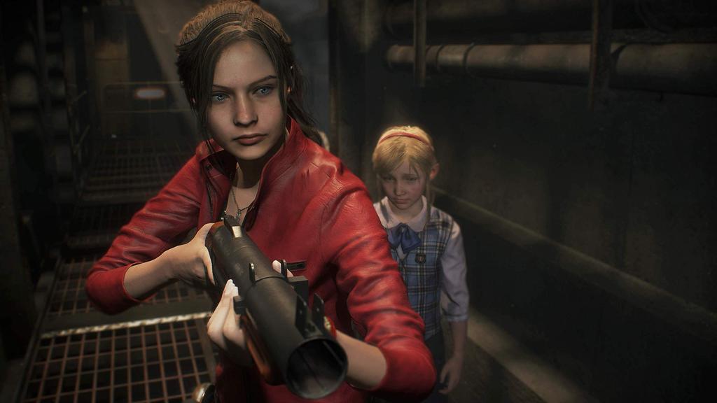 BIOHAZARD Включает код продукта для специального оружия Edge Крис и Edge Джилл PS4 RE2 [Бонус за предзаказ] «Модель Самурая» «Модель Самурая» -