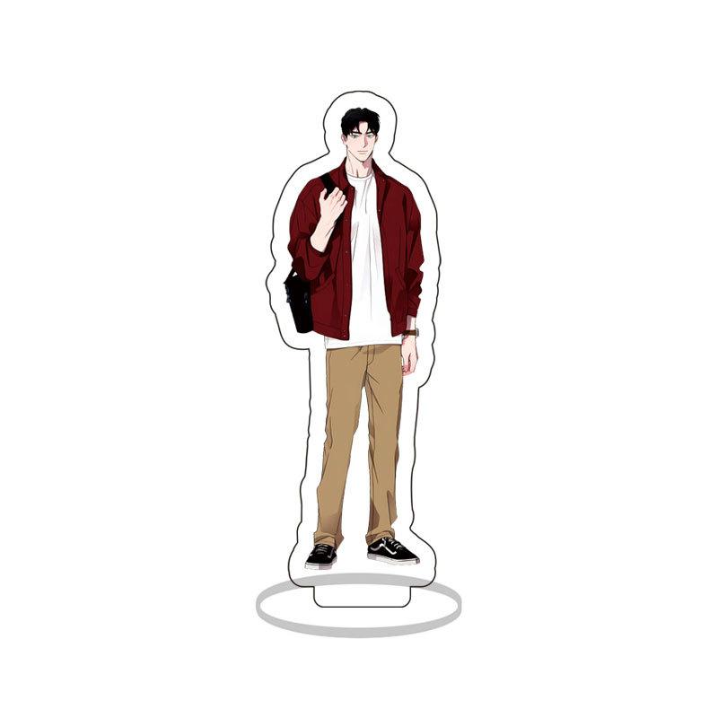 8Cm Han Man Douren Valley Wetsand Wu Taijun Shen Ying Yu Acrylic Standing Figure Desktop Ornament