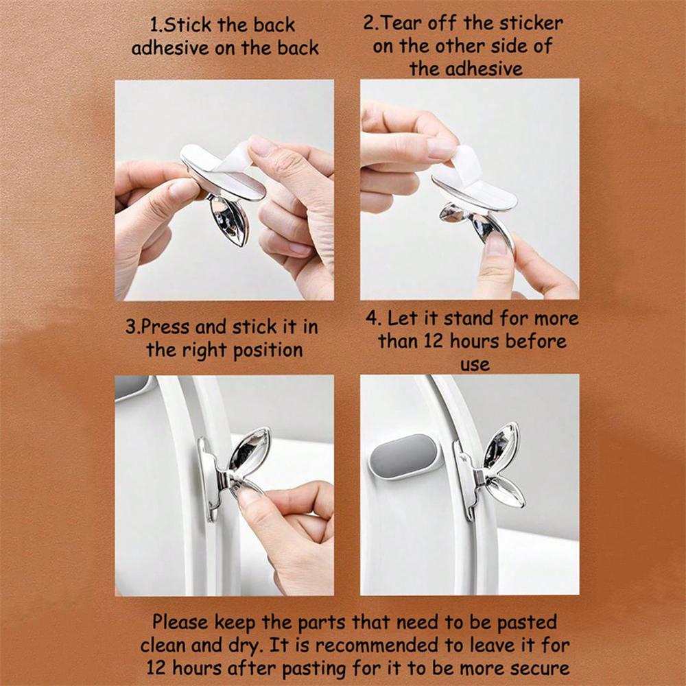 1 шт. Устройство для подъема крышки унитаза, Подъемник крышки, Подъемник сиденья унитаза, Ручка крышки унитаза, Принадлежности для ванной комнаты, Многофункциональный