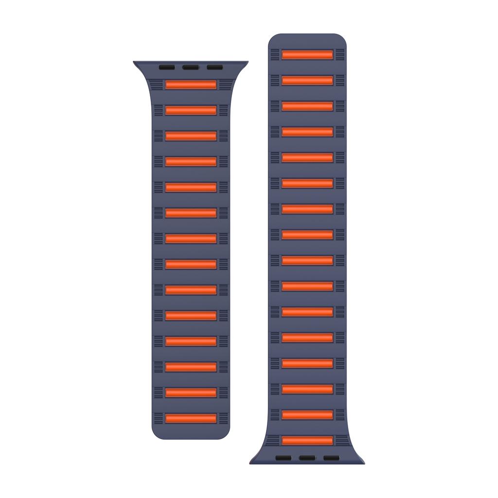 Магнитный ремешок для Apple Watch Series 10 Ultra 9 8 7 SE 6 5 4 3 2 1 46 мм 49 мм 45 мм 44 мм 42 мм Силиконовый ремешок для часов