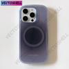 Новый корейский пастельный градиентный магнитный чехол для iPhone 11-16 Pro Max - Ударопрочный мягкий силикон, готов к беспроводной зарядке