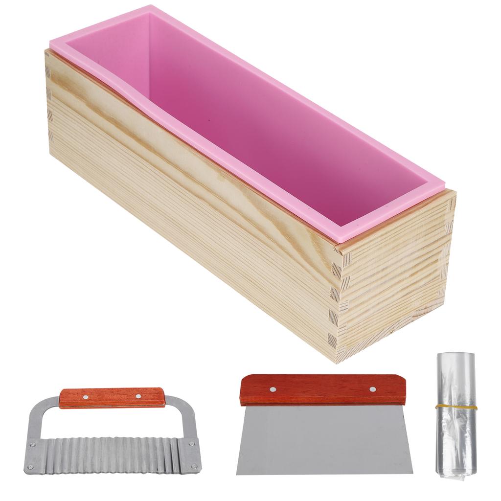 DIY Hand Made силиконовая форма для мыла режущие инструменты для торта хлеб шоколадное изготовление(розовый )