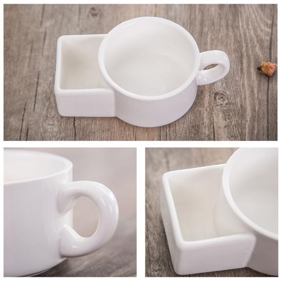 Кружка для шоколадного фондю, чашка для молока и кофе, подогреватель масла, керамическая чашка для фондю, плавильный котел