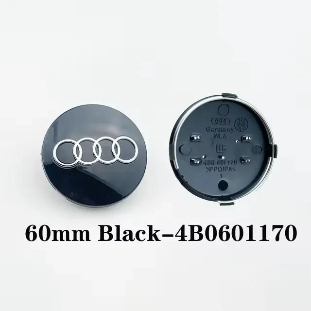 4ocs For qaz23 A1 A3 A4 A5 A6 A7 4pcs 60/61/68/69mm Car Wheel Center Hub Cap Rim Cover C7 C6 C5 B5 B6 B7 B8 B9 D3 Q3 Q5 Q7 TT