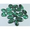 17Pcs Natural Green Malachite Mix Shape Cabochon Loose Gemstone 251Cts. Lot C-469