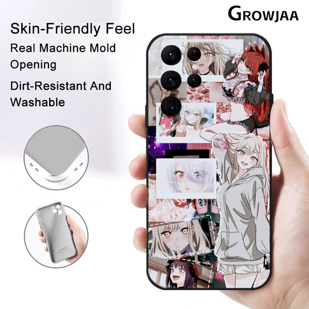 Чехол для телефона с изображением аниме-девушки Marin K-Kitagawa Для Samsung Galaxy S25 S24 S22 S23 Ultra S21 S20 Plus 5G Защитный силиконовый Funda
