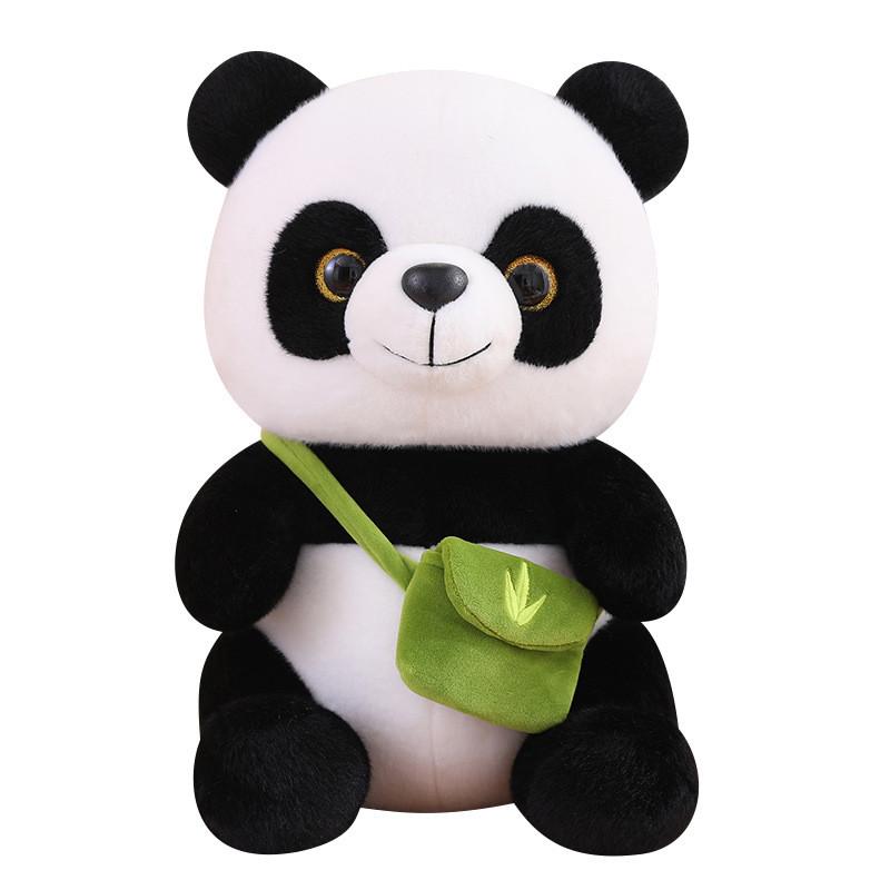Big Cute Panda Plush Toy Realistic Design Souvenir Fiber Cotton Stuffed Gift