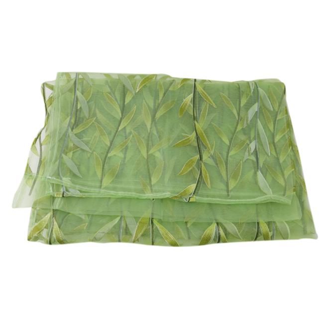 Занавески из пряжи с рисунком «Ива», затемняющие, для окна, светофильтрующие, домашнее украшение для гостиной, спальни, столовой, мягкое полупрозрачное оконное убранство