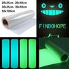 1 Roll Green Blue Luminous Lettering Film Heat Transfer Film Luminous T-Shirt Material Heat Transfer Vinyl