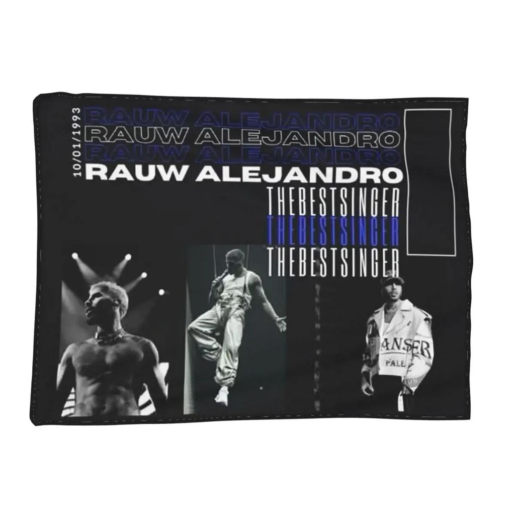 Мягкие теплые фланелевые пледы Rauw Alejandro Постельное белье для кровати Гостиной Пикника Путешествий Дома Дивана