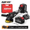 20V 125mm Angle Grinder Brushless Cordless DIY Power Tools Electric Polishing Grinding Machine
