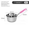"Thickened Stainless Steel Non-Magnetic Kitchen Spoon: Ideal for Soup, Porridge, and Water"