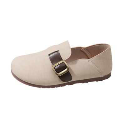 Туфли без застежек для женщин Мягкие круглые носки Осенние сабо Платформа Повседневные женские кроссовки с неглубоким носком Туфли без застежек Летние новые ретро