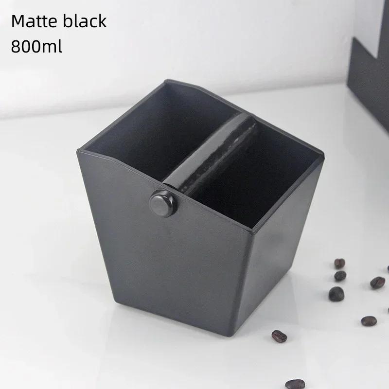 Кофейный ящик Knock Box Anti Slip Dump Мусорное ведро Espresso Cafe Grind Container Аксессуары для бариста Powder Beveled Kaffee Maker Инструменты