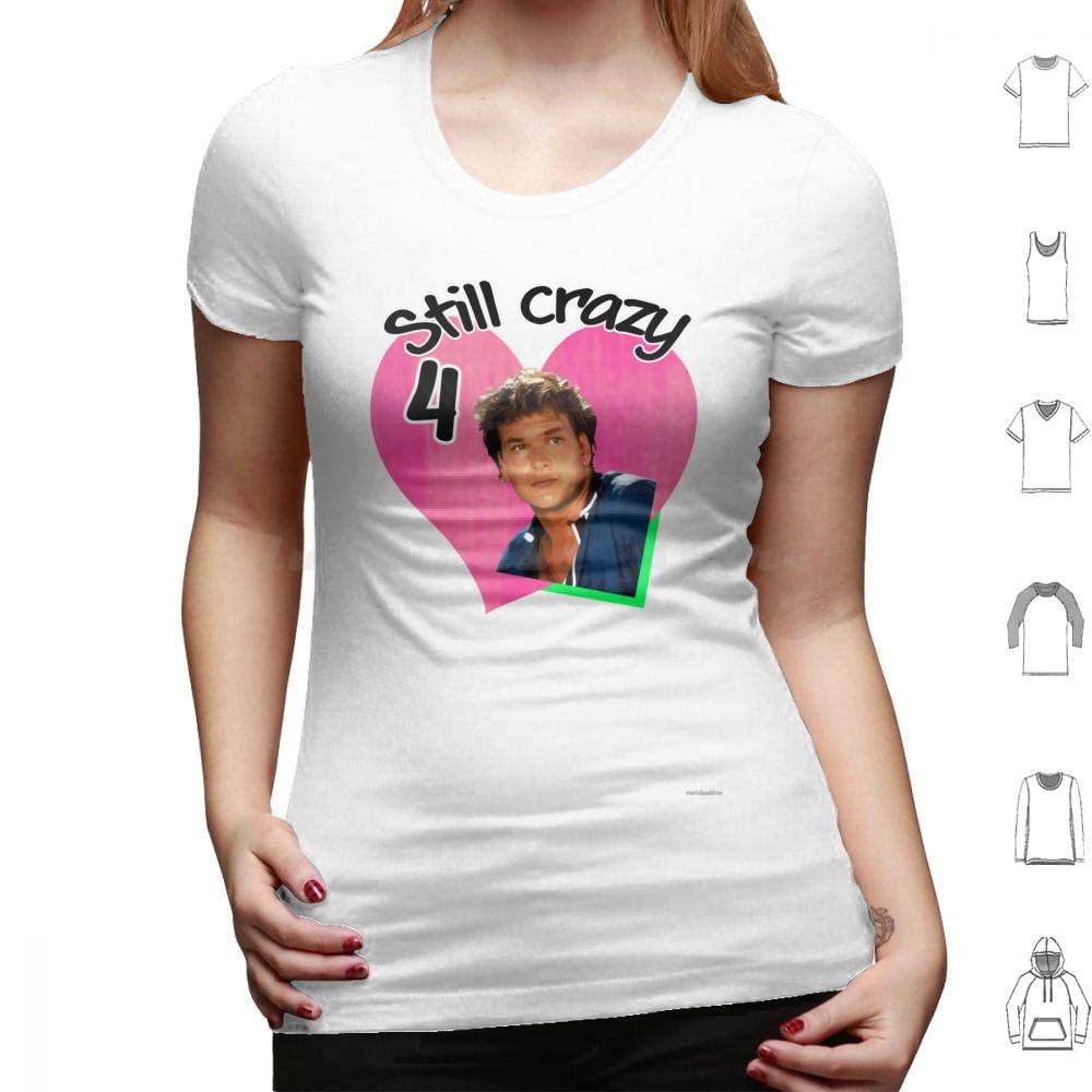 Сумасшедшая футболка 4 Swayze 6XL Хлопок Крутая футболка Грязные танцы Джонни Касл Суэйзи Дженнифер Грей 80-е Фильм Кино Классические фильмы