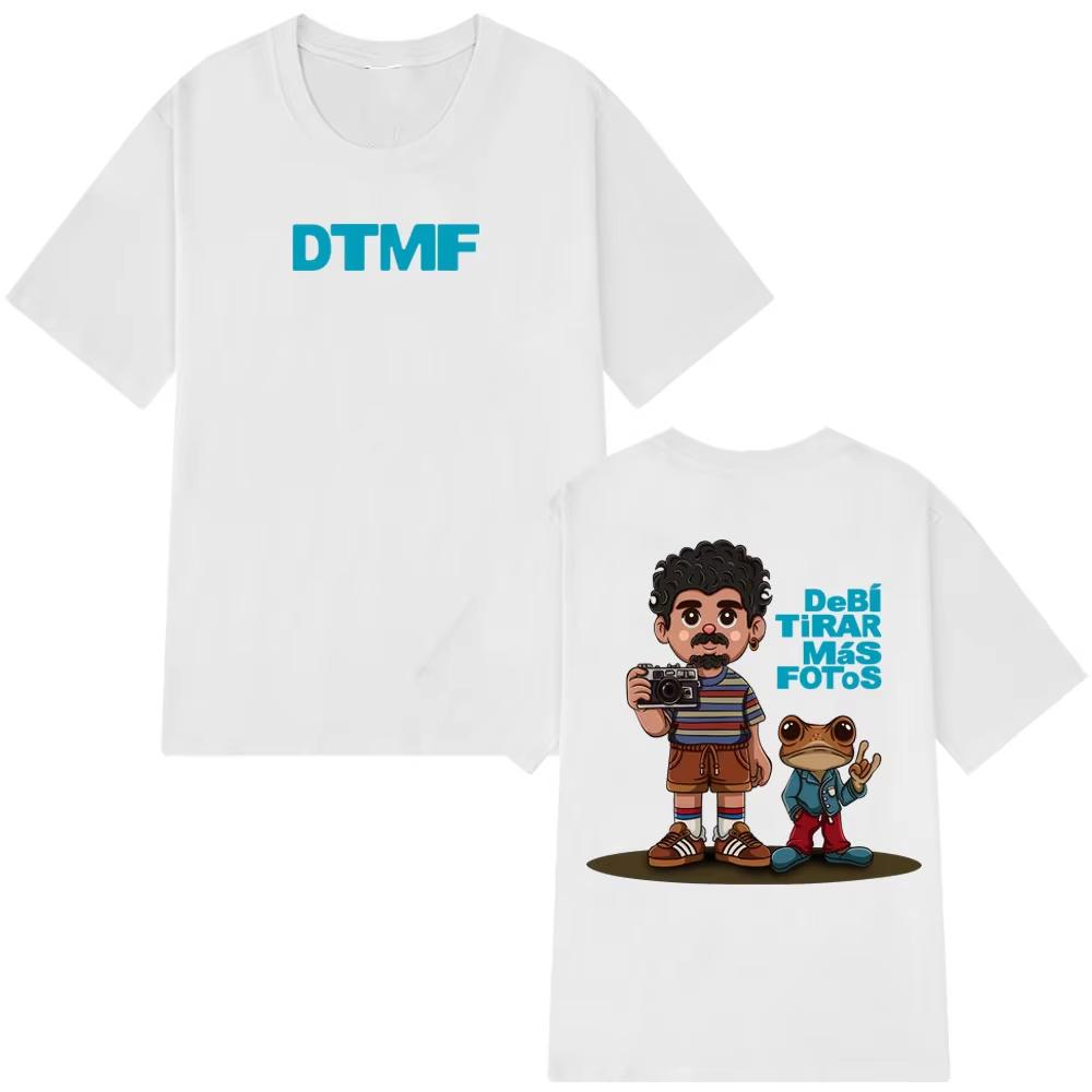 Rapper Bad Bunny Debi Tirar Más Fotos Tour 2026 Merch T Shirt Unisexs Women Fashion Hip Hop Tshirts Fashion Casual Aesthetics Tee