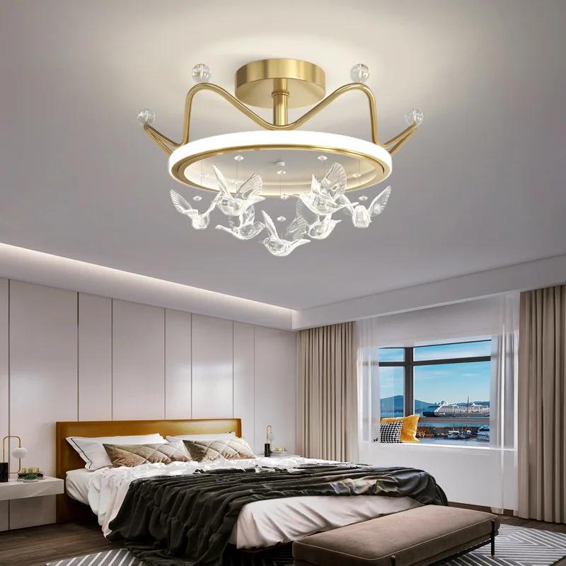 Хрустальные светодиодные люстры лампы для гостиной спальни детской комнаты внутреннее освещение светильники диммируемые AC110 220VLutres Dero