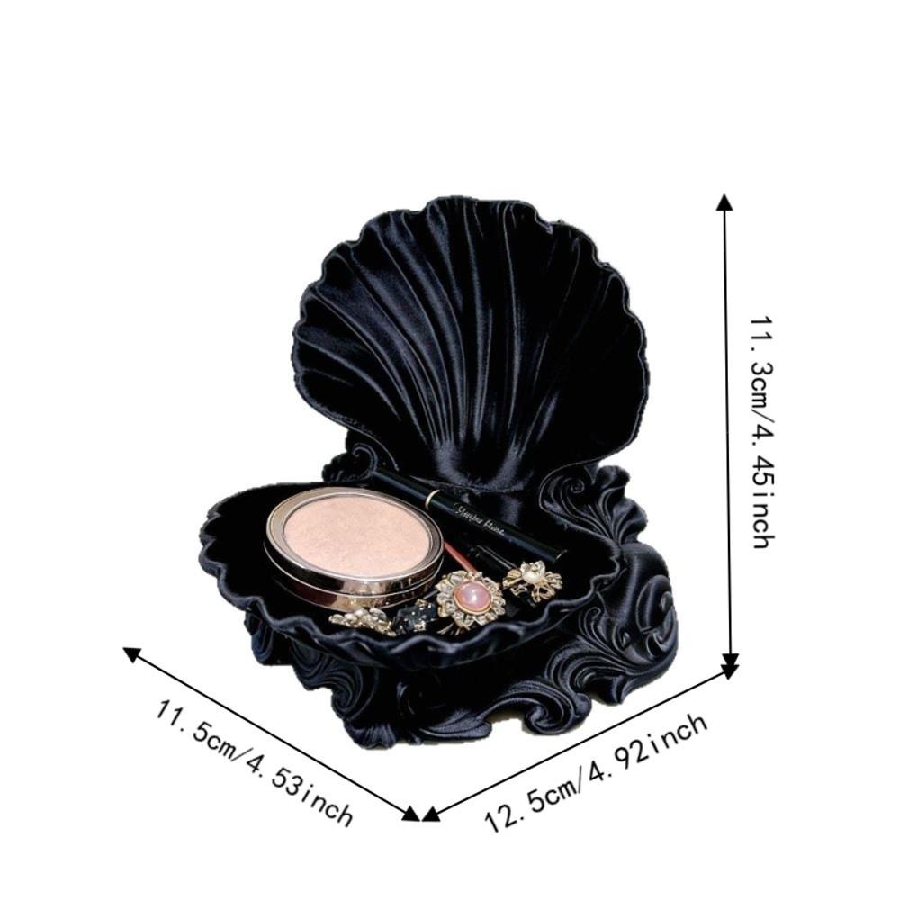Ocean Wave Base Shell Jewelry Tray Pearlescent Jewelry Holder Gift Key Serving Plate Home Decor