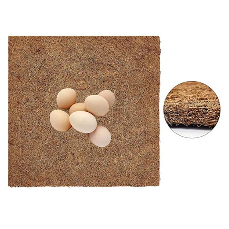 6/10 шт. Моющиеся подстилки для гнезд из натурального волокна для компостирования кур, несушек, ящики для гнездования кур, подстилка для курятников