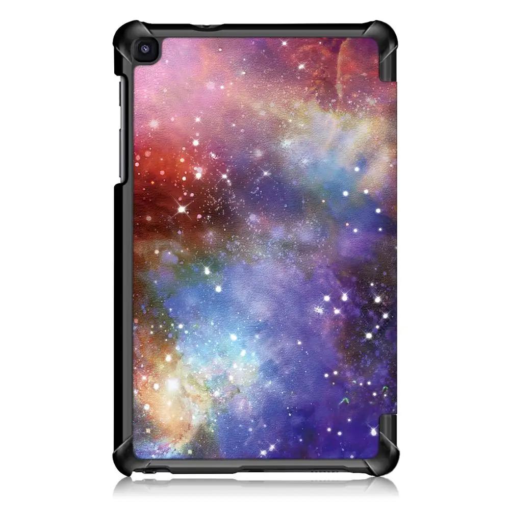 Funda For Samsung Galaxy Tab A 8.0 2019 S Pen SM-P200 P205 Tablet PU Leather Hard PC Thin Cover for Samsung Galaxy Tab A8 Case