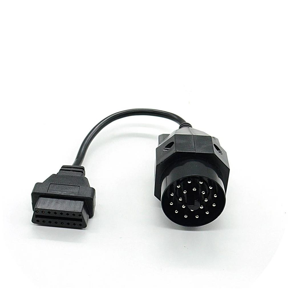 1Pc OBD OBD II Adapter for BMW 20 Pin To OBD2 16 PIN Female Connector E36 E38 E39 E46 E53 for BMW 20pin
