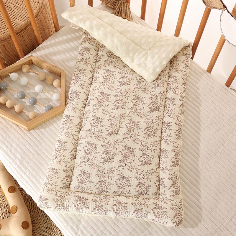 Crib Mattress Toddler Bed Mattresses Thick Baby Cradle Mattress Pad Washable Bed Crib Cotton Pad Double Sides Stroller Cushion