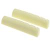 Musiclily Pro Urea Resin Plastic 43 мм струнный рифленый верхний порожек Gibson Type для 6-струнной гитары Les Flat Ivory of Paul/Acoustic Bottom, (Набор 2)