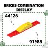 Нетоксичный 34 шт./лот №44126 Изогнутый 6 x 2 Блок Moc Цветные Аксессуары Совместимые с Изогнутым Кирпичом DIY Игрушки Для Головоломки Мозга из Частиц
