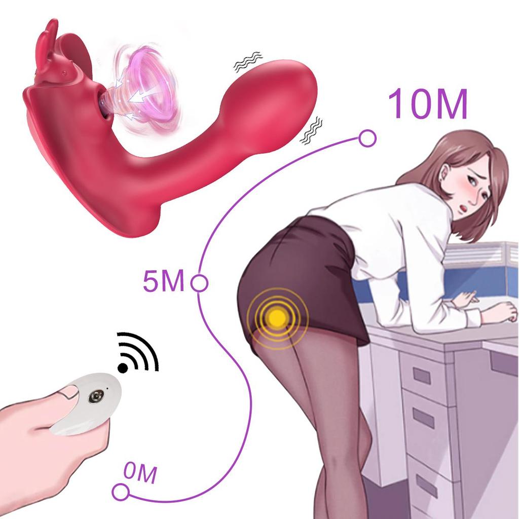 Для женщин трусики-присоски вибратор-бабочка присоска для клитора массажер вагинальный G-Spot мощный вибростимулятор женские секс-игрушки